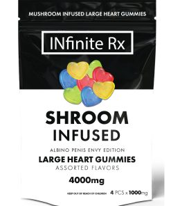 INfinite Rx Shroom Infused Heart Gummies – Albino Penis Envy (4000mg)
